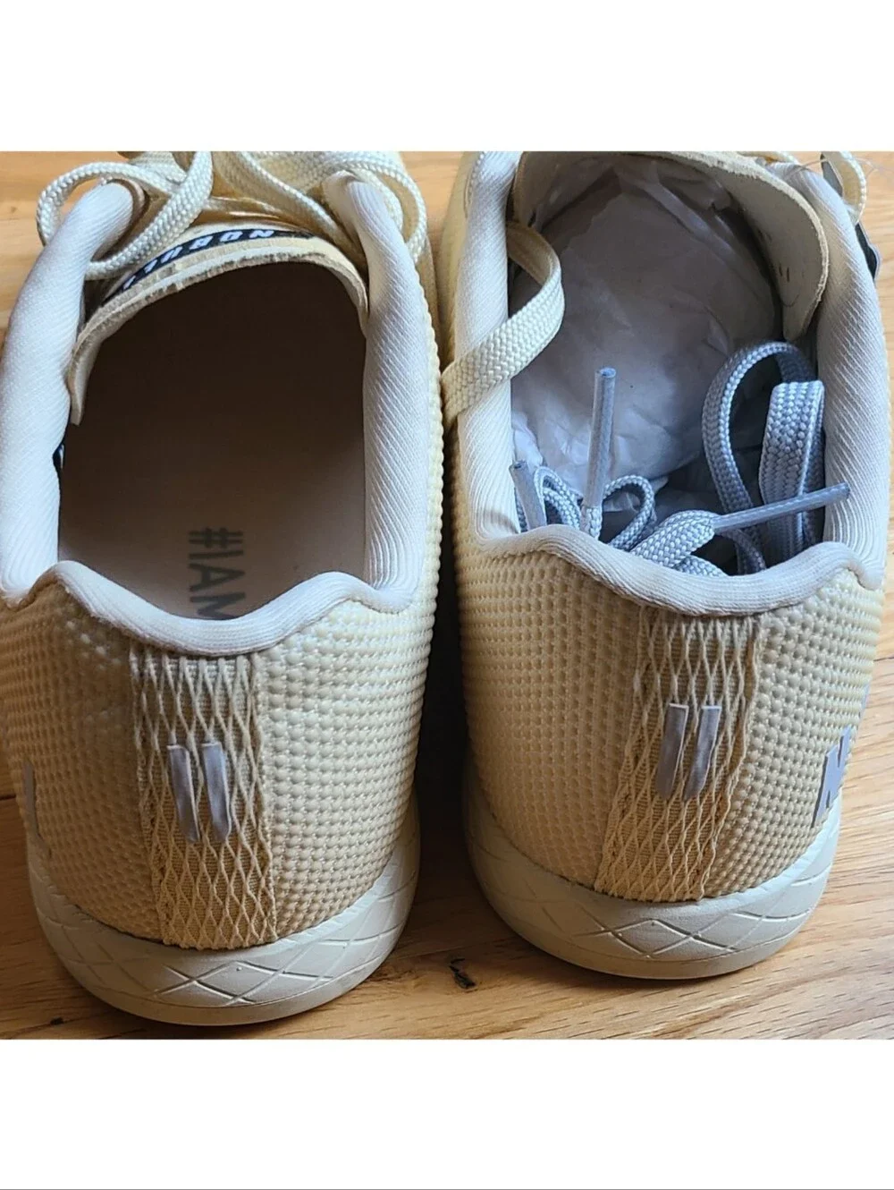 🆕️ NOBULL Outwork Trainer Sneakers Vanilla Women's 10 Men's 8.5 CrossFit Gym